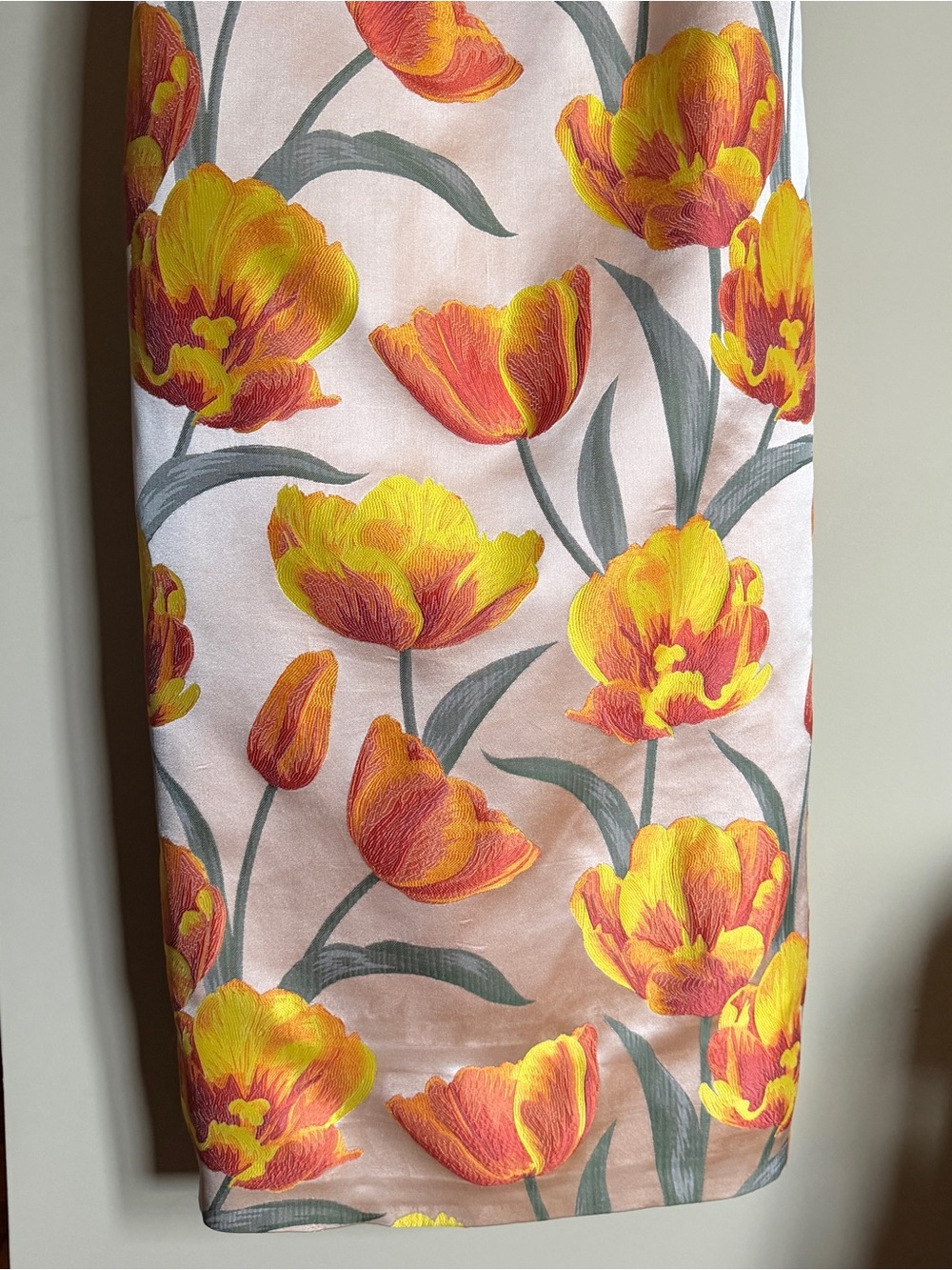 MILLY 🌷 Orion Tulip Jacquard Dress - Picture 9 of 12